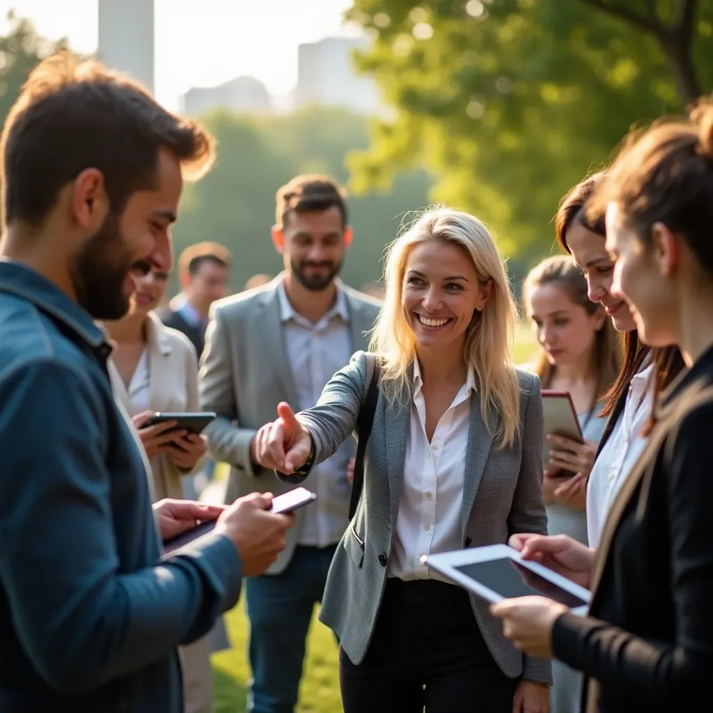 Modern office environment